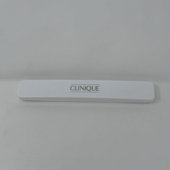 Vintage Clinique Makeup Plastic Storage Travel Case EMPTY 8”x1” White - Picture 1 of 3